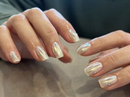 ミラーネイル/シンプルネイル