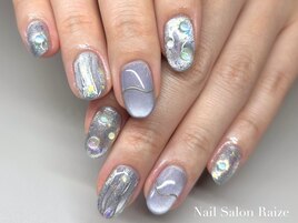 夏ネイル/マグネットネイル