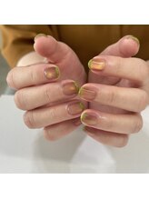 シアン(cyaan)/ブラウン×グリーン