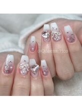 クイーンズビューティーサロン 新宿本店(Queen's beauty salon)/チップ長さ出し10本やり放題