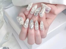 リンネイル 新大久保店(Rin Nail)/#シンプルネイル　#付け放題