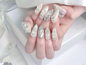 リンネイル 新大久保店(Rin Nail)/#シンプルネイル #付け放題
