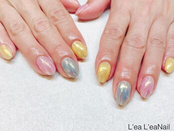 レアレアネイル(Lealeanail)/【パラジェル】もやもやネイル