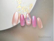 ネイル ドゥ 岡山駅前店(Nail Doux)/ガーリーピンク