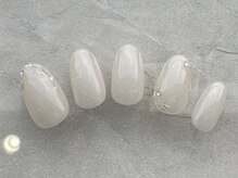 シエルネイルスタジオ 新宮店(Ciel nail studio)/ホワイトミラー