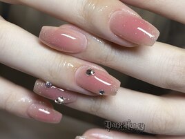 王道チークネイル