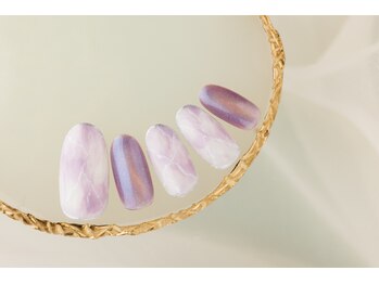 エムスラッシュネイル 本牧店(M SLASH)/大理石ネイル