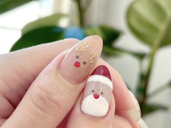 クリスマスネイル大人気