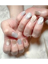 シーペアー(Sea pear)/マグネットネイル♪