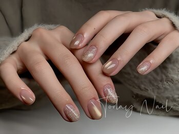 トゥデイ ネイル 新栄(Today Nail)/ニット&マグネットネイル