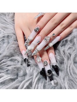 u.Neek【ユニーク】長さだし/スカルプ/定額/持ち込み/海外風/ベイビーブーマー/【スカルプ】オーダーデザイン