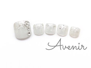 アヴィニール 表参道(Avenir)/クリスタルサマー　フットネイル