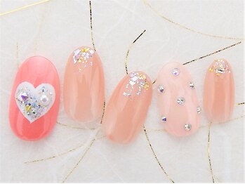 ネイルズガッシュ 大森駅前店(NAILs GUSH)/*ジュエルハート*