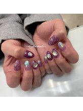 エンネイル(eN nail)/ぷるぷるパープルネイル