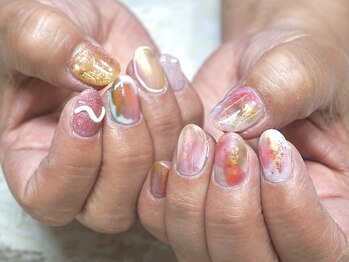 わたしのネイルとよもぎ蒸し/2.5hやり放題