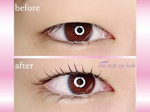 ワンステップ アイラッシュ(one step eyelash)/デザインまつ毛パーマ　Uカール