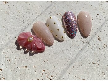 アモールビューティー 新宿店(Amor Beauty)/あきネイル 花アート
