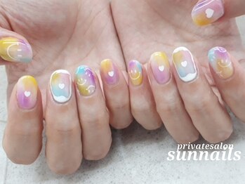 サンネイルズ(sun nails)/10本アート