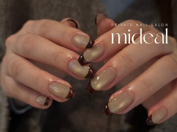 ミディール(mideal)/マグネットフレンチネイル