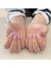 ご新規さま【ハンドネイル】ワンカラー＋シンプルパーツ￥5500(フット変更可)