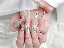 リンネイル 新大久保店(Rin Nail)/#シンプルネイル　#付け放題