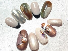 冬先取りネイル