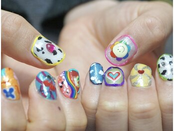 わたしのネイルとよもぎ蒸し/うねうね