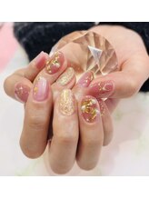 ブライトサロン(Bright Salon)/U24◎学割ネイル　リボンネイル