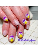 デジャヴ(Dejavu)/3Dパンジーデザイン