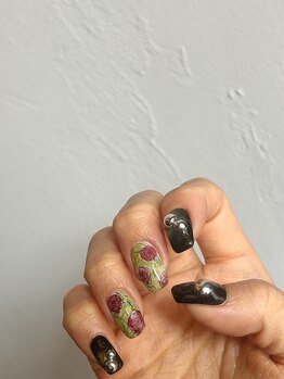 アトリエループ(atelier Loop by shiho)の写真/【デザイン持込可】ネイルデビューにも◎パーツ多数!周りと差が付くオリジナルネイルで理想を指先に♪