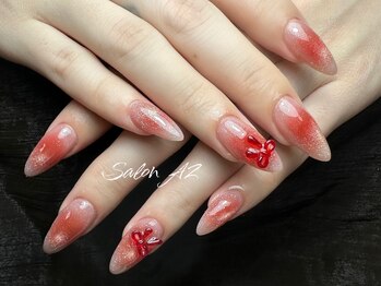 サロン エージー(salon AZ)/チップ長さ出し持ち込みデザイン