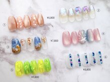 プライベートサロンリュクシュー(Private Salon Luxueux)の雰囲気(【8月デザイン】シーズンにあわせたマンスリーデザイン♪)