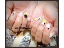 ネイルサロンアンドスクールエムズブロッサム(Nailsalon & school M's Blossom)/ロゴネイル