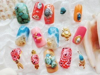 ネイリシャス(NAILICIOUS)/夏の旬を詰め込んだサマーネイル