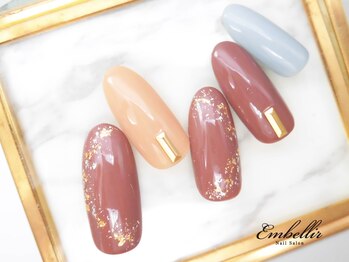 アンベリール 横浜店(Embellir)/(733)金箔ラメネイル