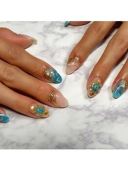 アンド アール(and.R)/夏ネイル