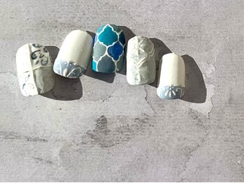 ゆびノさき イバラキシ(ibarakishi)/タイルネイル