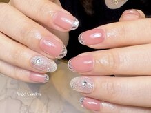 エンジェルガーデンネイル 池袋店(Angelgarden nail)/ガラスフレンチネイル♪