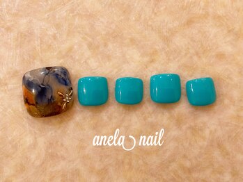 アネラネイル(anela nail)/持込デザインOK/親指2本アート