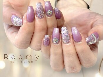 ルーミー(ROOMY)/《パラジェル》パープルフラワー