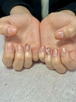 クリスタルネイル ゆめタウン夢彩都(CRYSTAL NAIL)/ピンクネイル