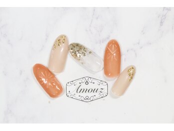 アモウズ(Amouz)/定額【テーマ:陶器ネイル】1