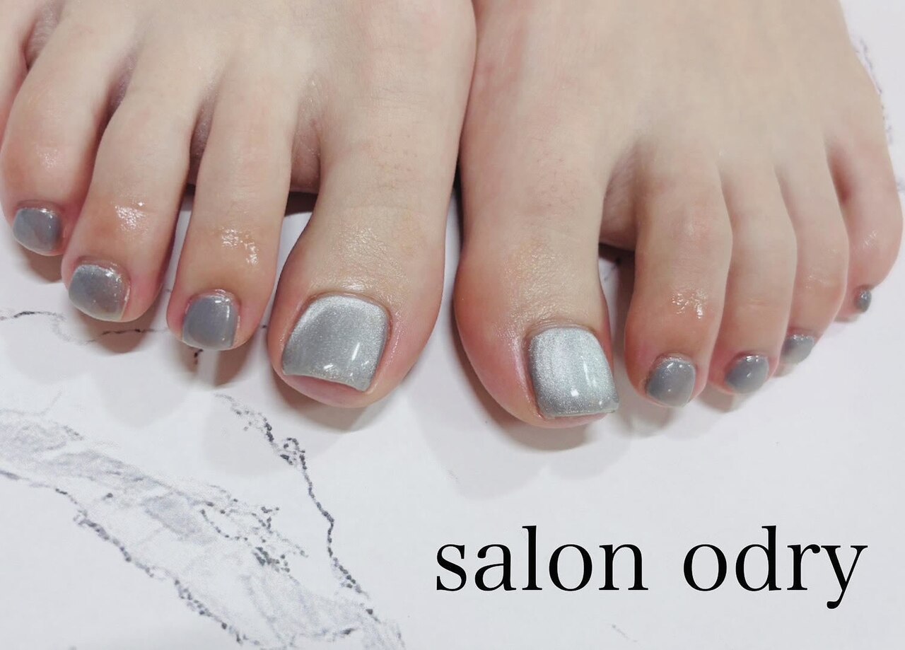 【フット/オフなし限定】マグネットネイル3800円★オフは1本300円