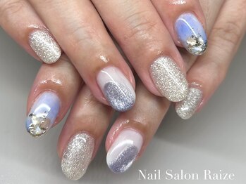 ライズ 本町店(Raize)/ブルー/夏ネイル