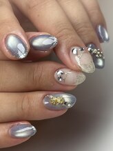 オーパス ノース(OPUS north)/お客様ネイル/古川/冬デザイン