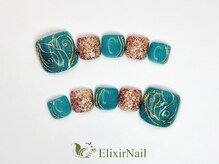 エリクサーネイル 池袋(Elixir Nail)/フットやり放題/クーポン使用