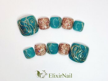 エリクサーネイル 池袋(Elixir Nail)/フットやり放題/クーポン使用