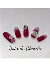 チャンプ 花園店(Champ)/上品フラワーネイル￥8640(込)