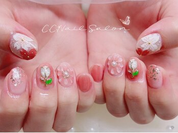 シーシーネイルサロン 池袋(C.C.Nail salon)の写真/ワンホンネイルや韓国ネイルなどのデザインも充実◎持ち込みデザインプレミアコースは120分やり放題9980円