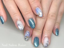 ライズ 本町店(Raize)/青/夏ネイル